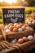 Dozen Fresh Farm Eggs